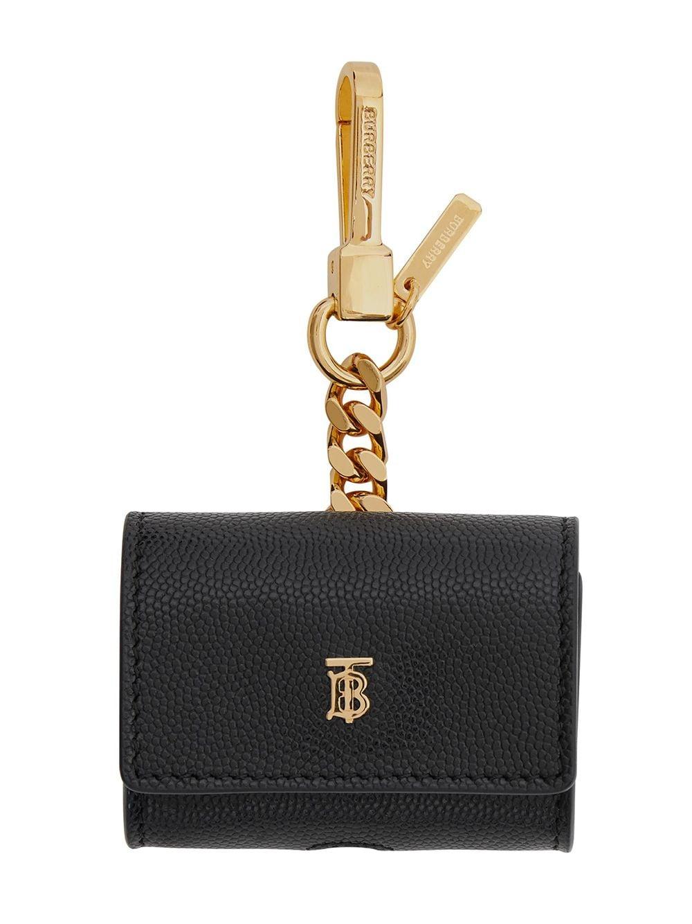 Burberry Leather Airpod Pro Case in Black   Lyst