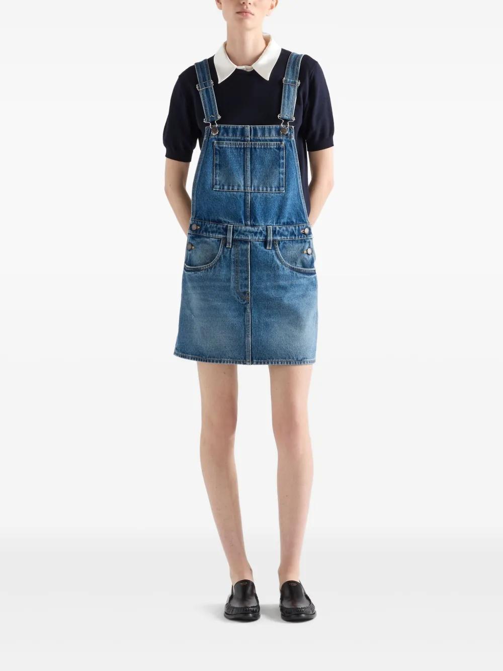 Prada Denim Dresses for Women | Lyst