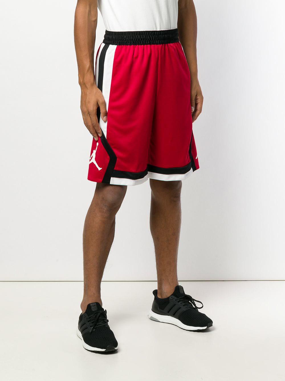 Nike Air Jordan Basketball Shorts in Red for Men | Lyst