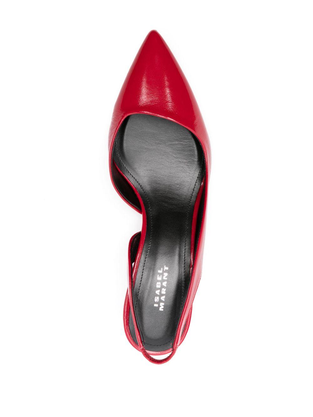 Isabel Marant レディース レッド Piery 60mm エナメルレザー Isabel Marant レディース レッド Piery 60mm エナメルレザー