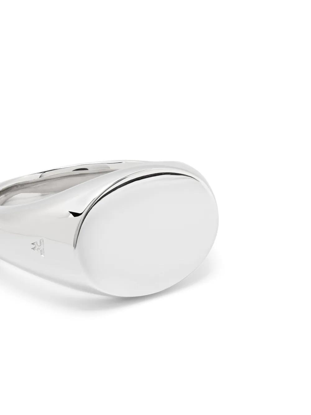 Tom Wood Ivy Polished-Finish Ring in White | Lyst
