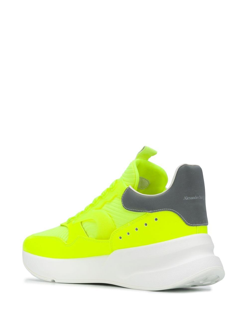 Alexander McQueen Rubber Oversized Runner Sneakers in Yellow for Men Lyst