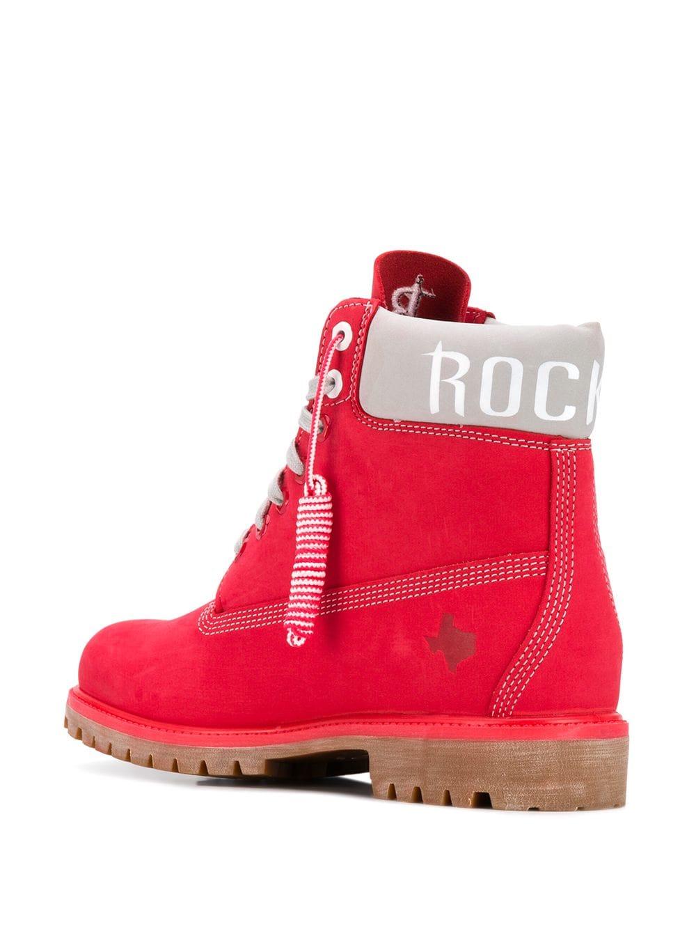 Botas NBA Timberland de hombre de color Rojo | Lyst