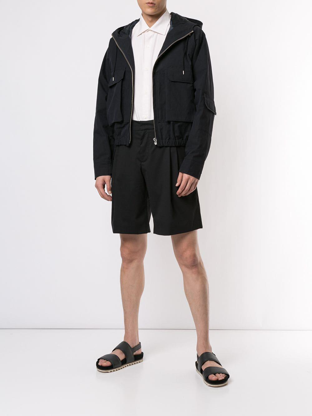 Jacquemus Linen Cargo Pocket Jacket in Black for Men - Lyst