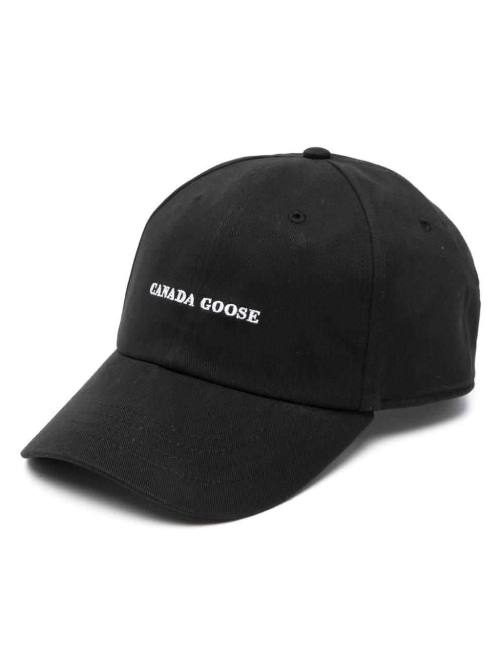 Canada Goose Logo Embroidered Cap in Black Lyst UK