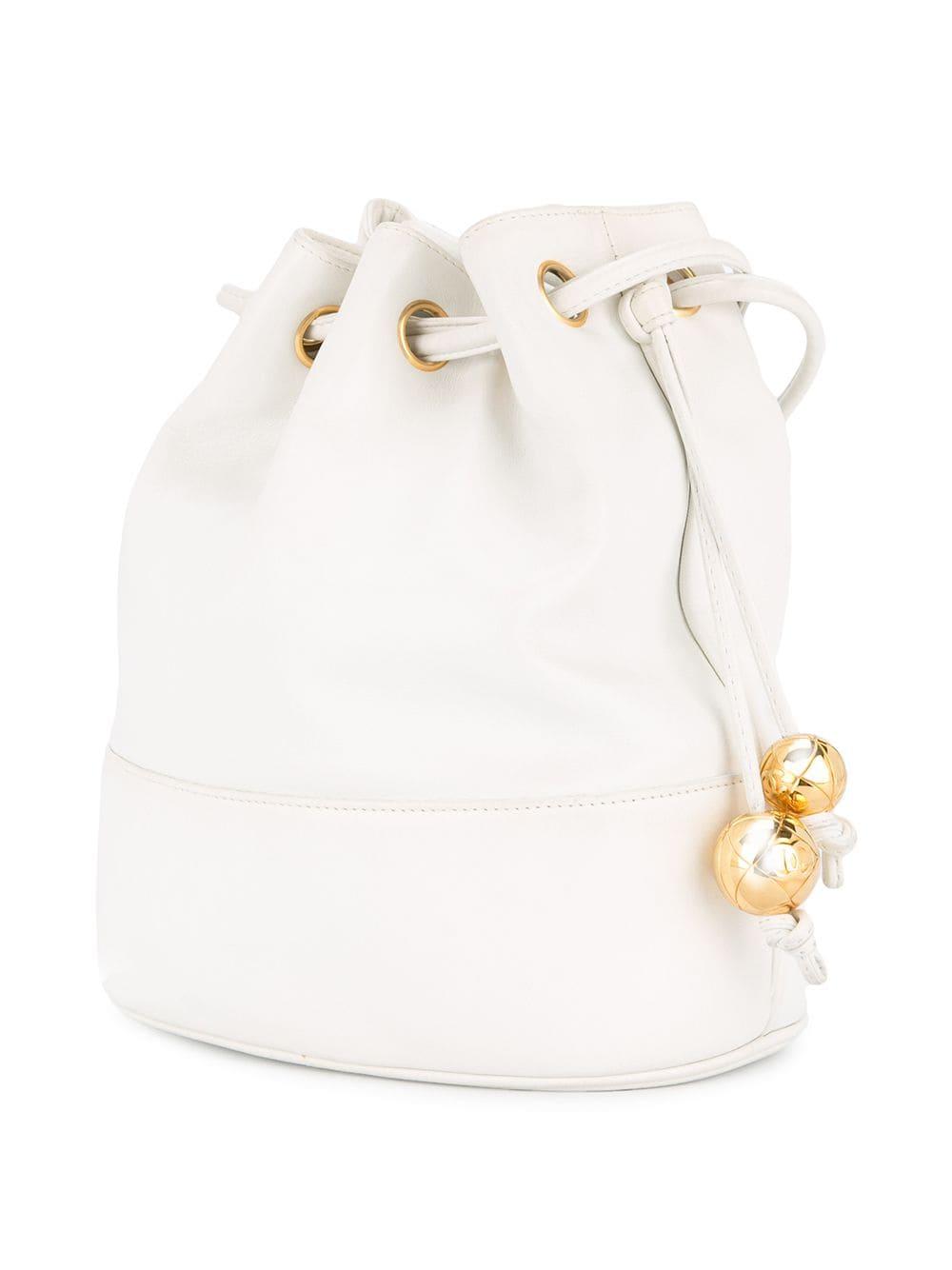 Chanel Fur Bucket Bag - White Bucket Bags, Handbags - CHA269788