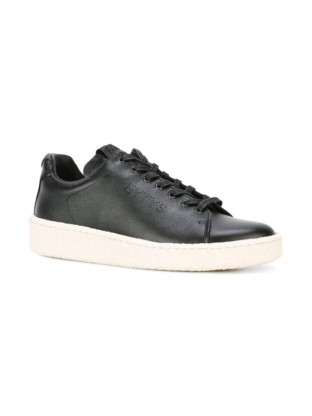 Eytys Leather Ace Structure Sneakers in Black for Men - Lyst