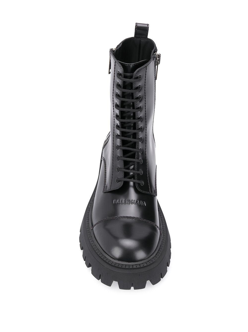 Tractor Leather Chelsea Boots in Black  Balenciaga  Mytheresa