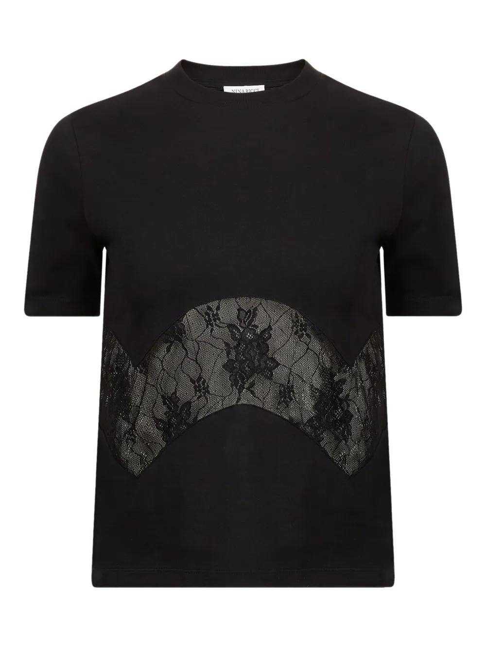 Tシャツ・カットソー NINA RICCI T-SHIRT WITH EMBROIDERED COLLAR Nina Ricci T-shirts for Women | Online Sale up to 70% off | Lyst