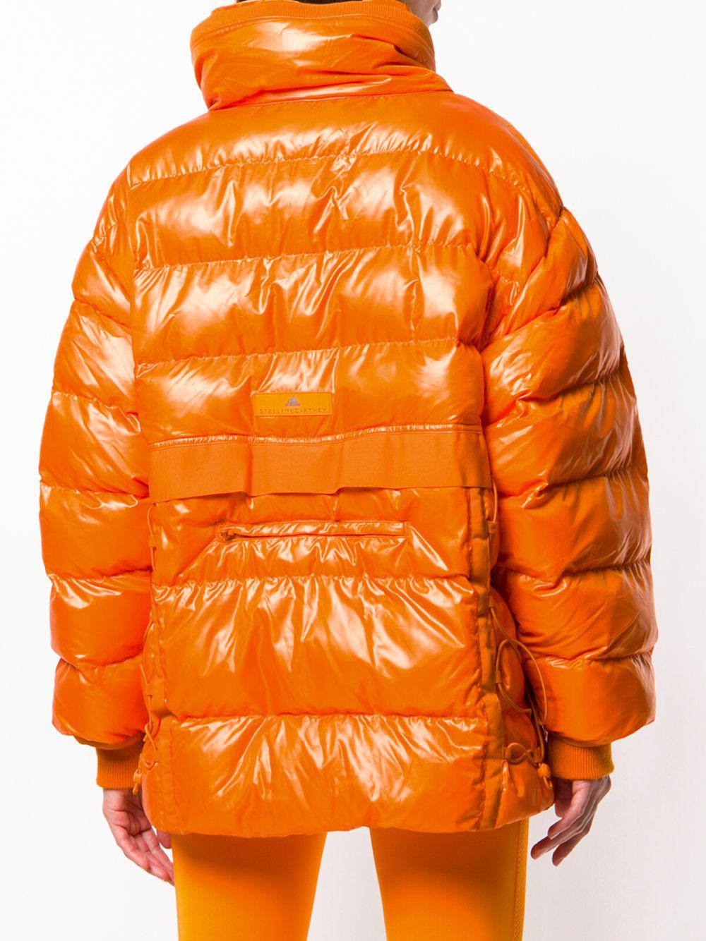 oversized orange jacket