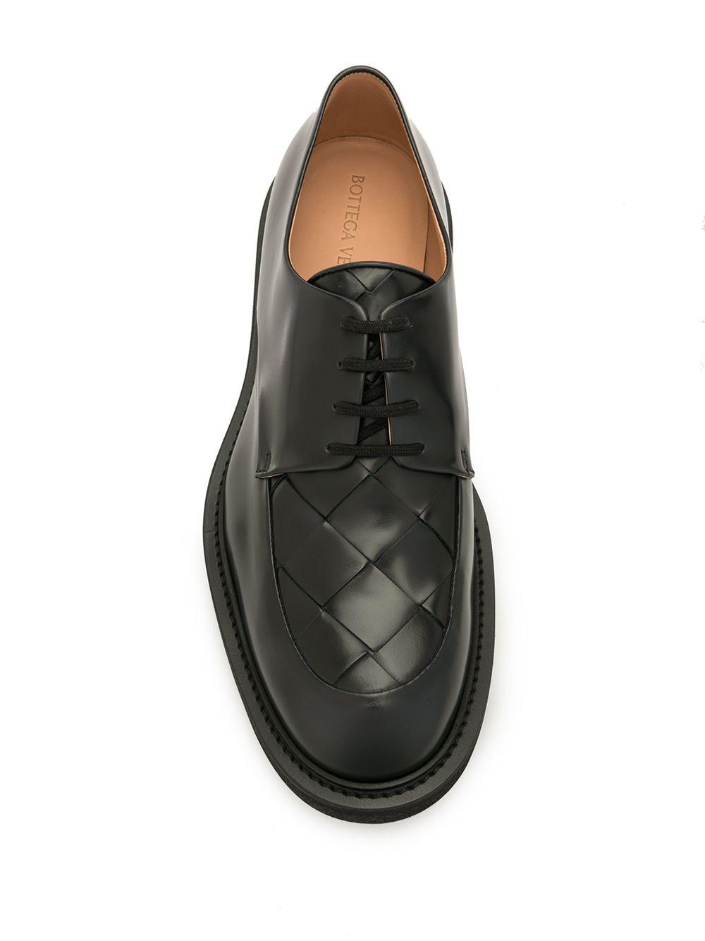 Bottega Veneta Bv Level Leather Varenne Shoes in Black for Men | Lyst