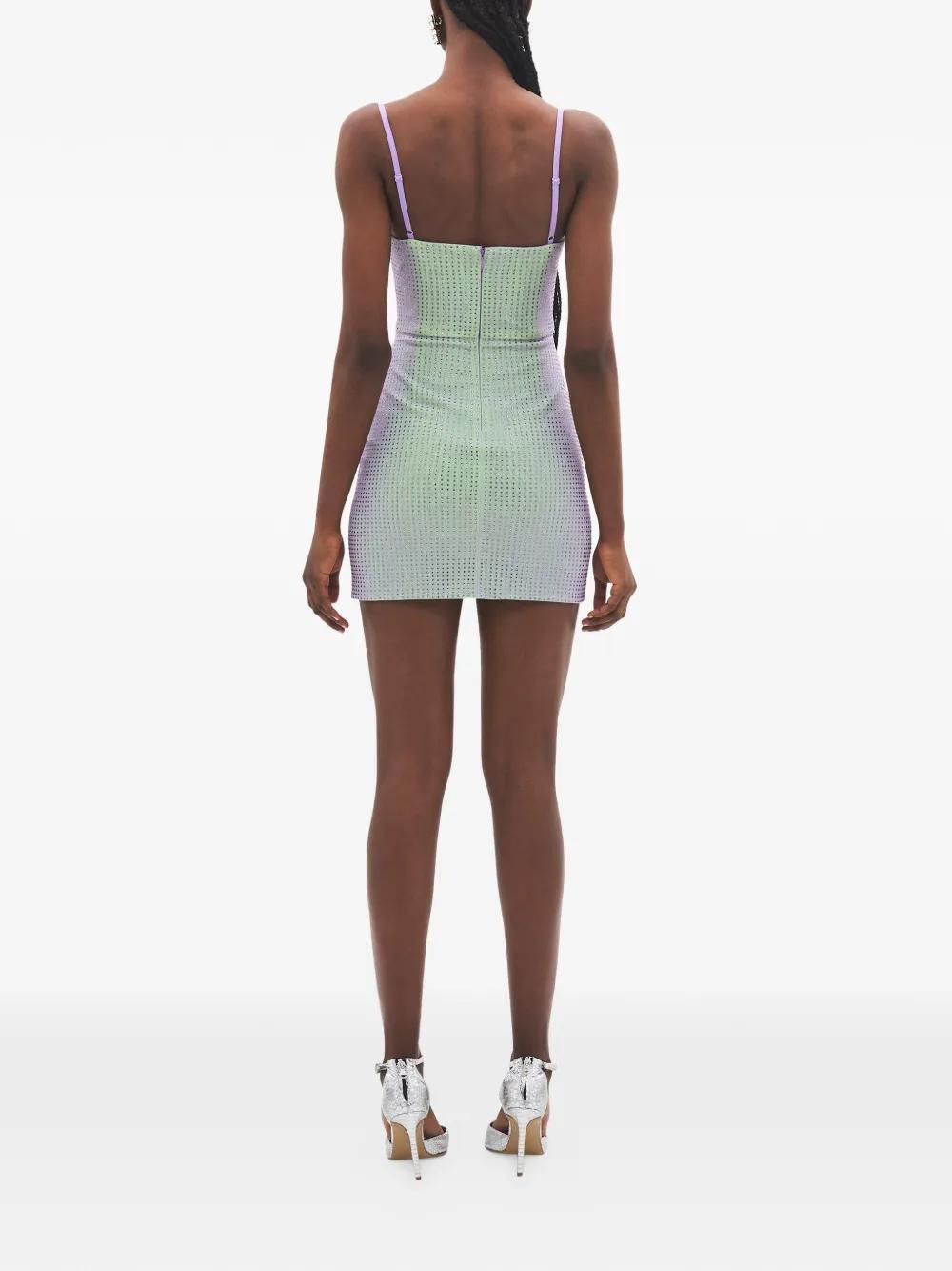 area green dress Aria Green Contrast Trim Midi Dress main image 0