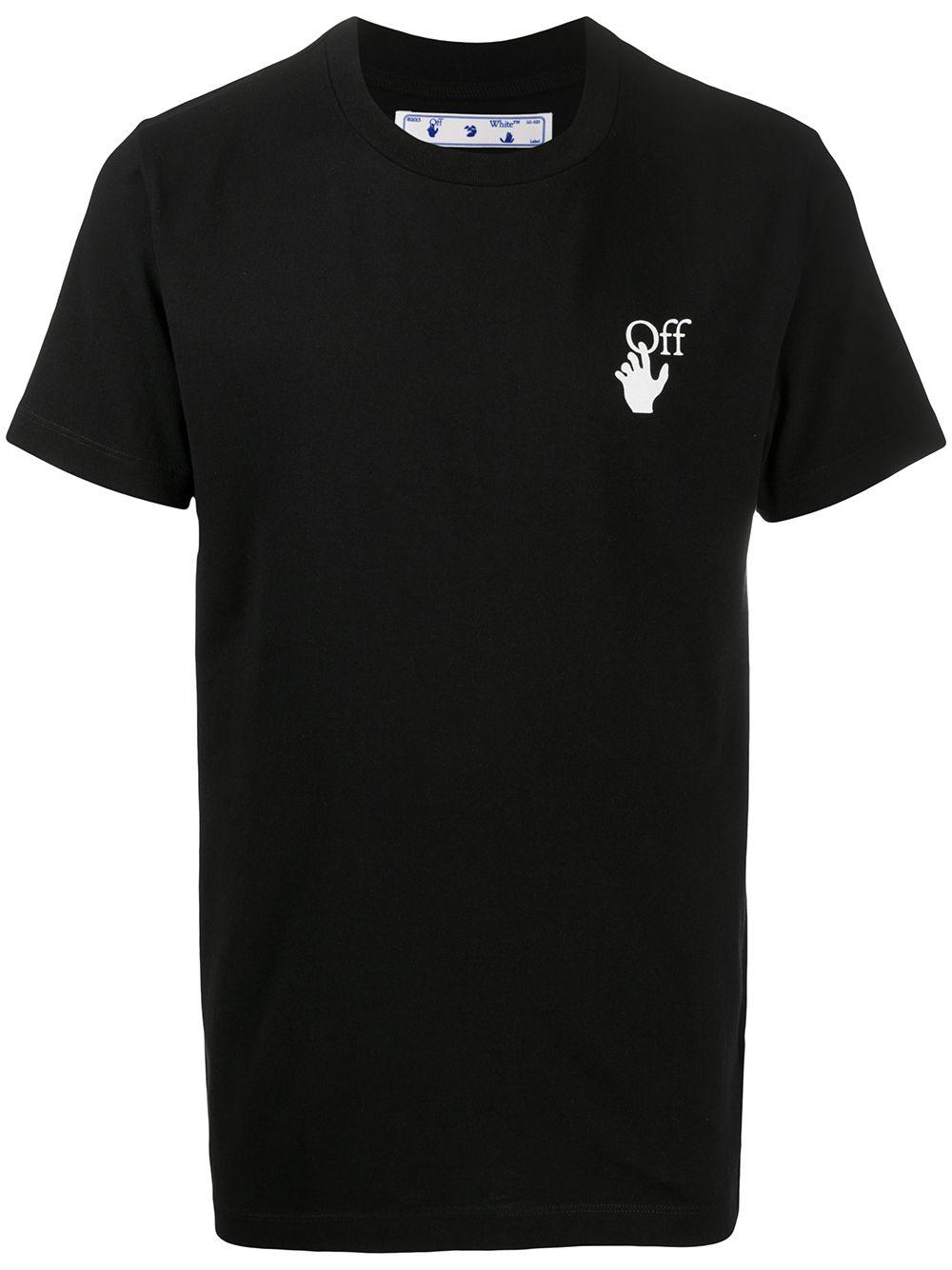 off white cut here t shirt