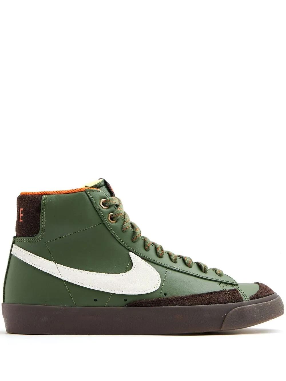 all green nike blazers