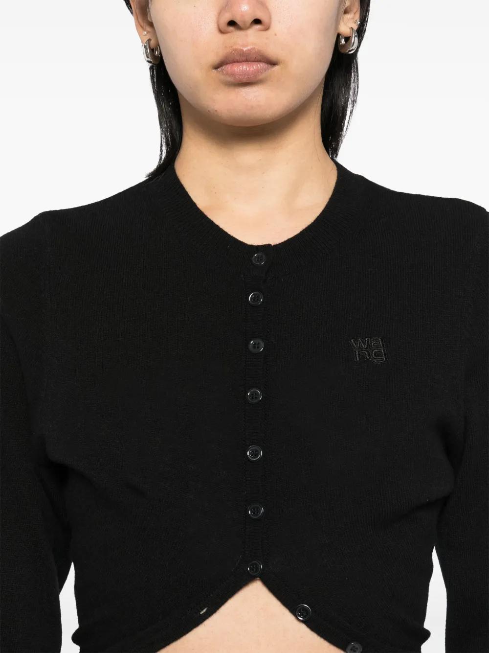 Alexander Wang Split-Hem Top in Black Lyst UK