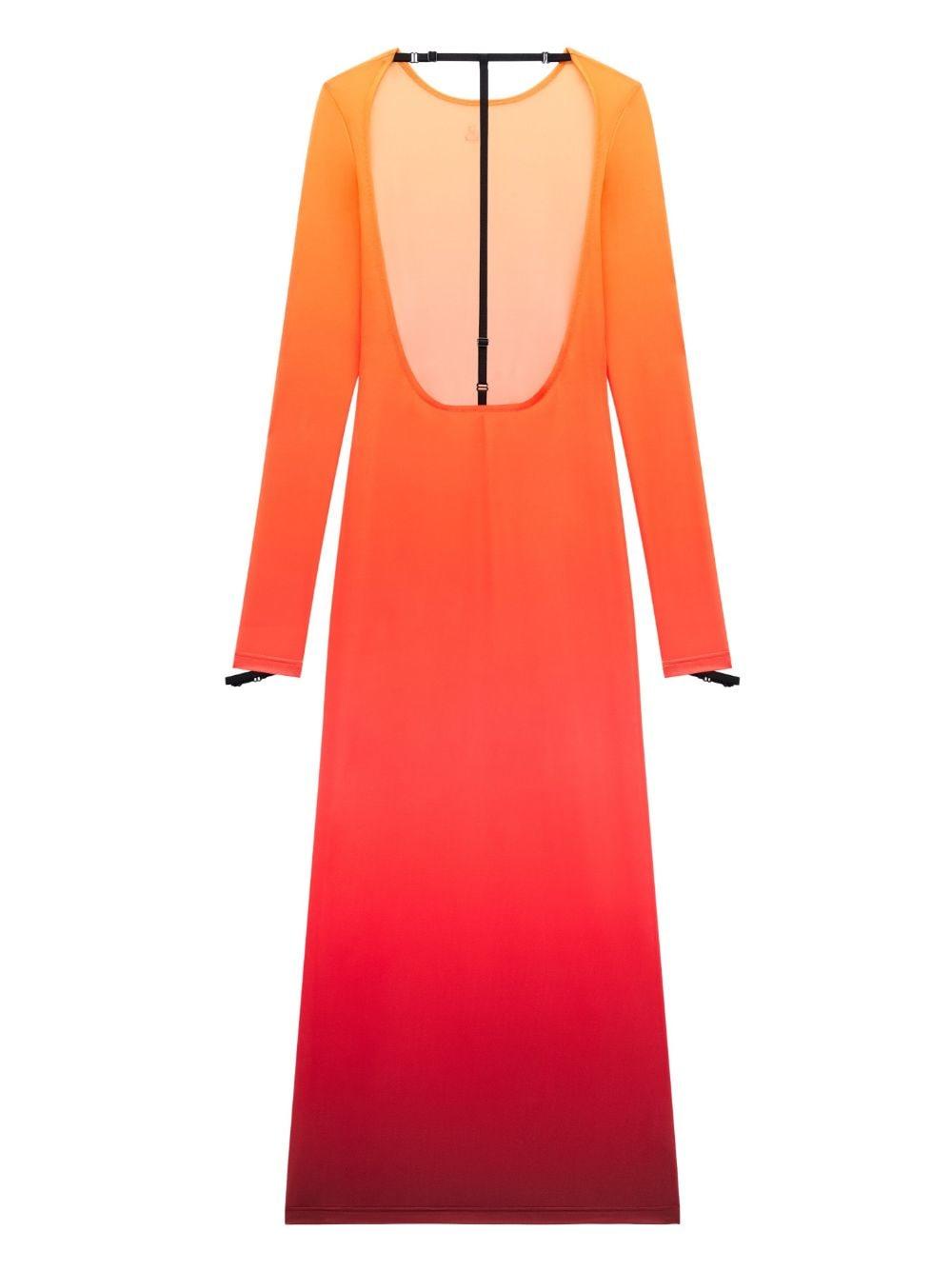 Courreges Kleid mit Farbverlauf in Rot | Lyst DE