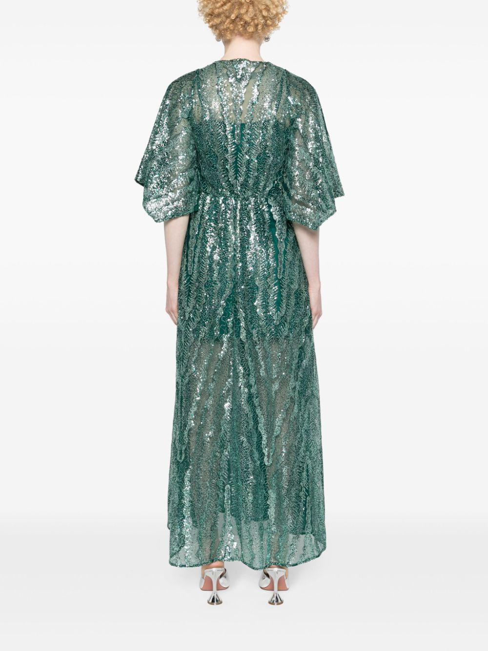 Maje Dress Robe Verte Maje Maje Gowns Maje Robe Rayema Verte Fleurs