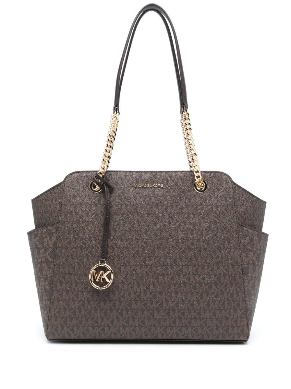 Shop for Michael Kors Mercer Large Convertible Tote Purple - Shipped from  USA
