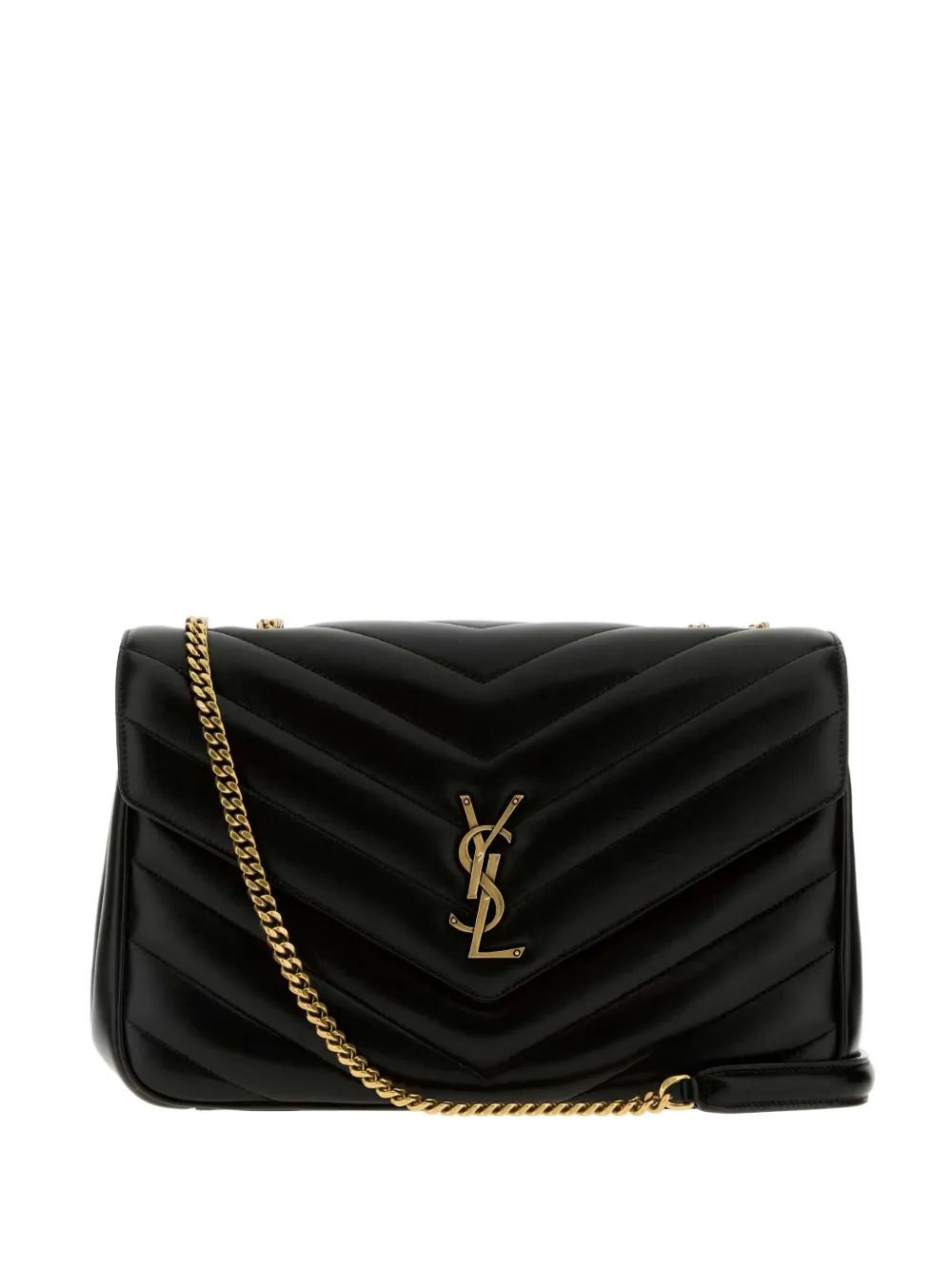 Saint Laurent キルティングレザー ショルダーバッグ ブラック | Lyst