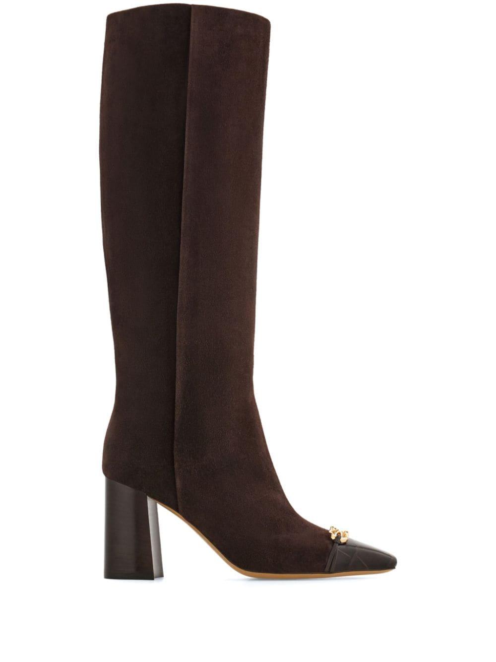 Below the knee boots discount