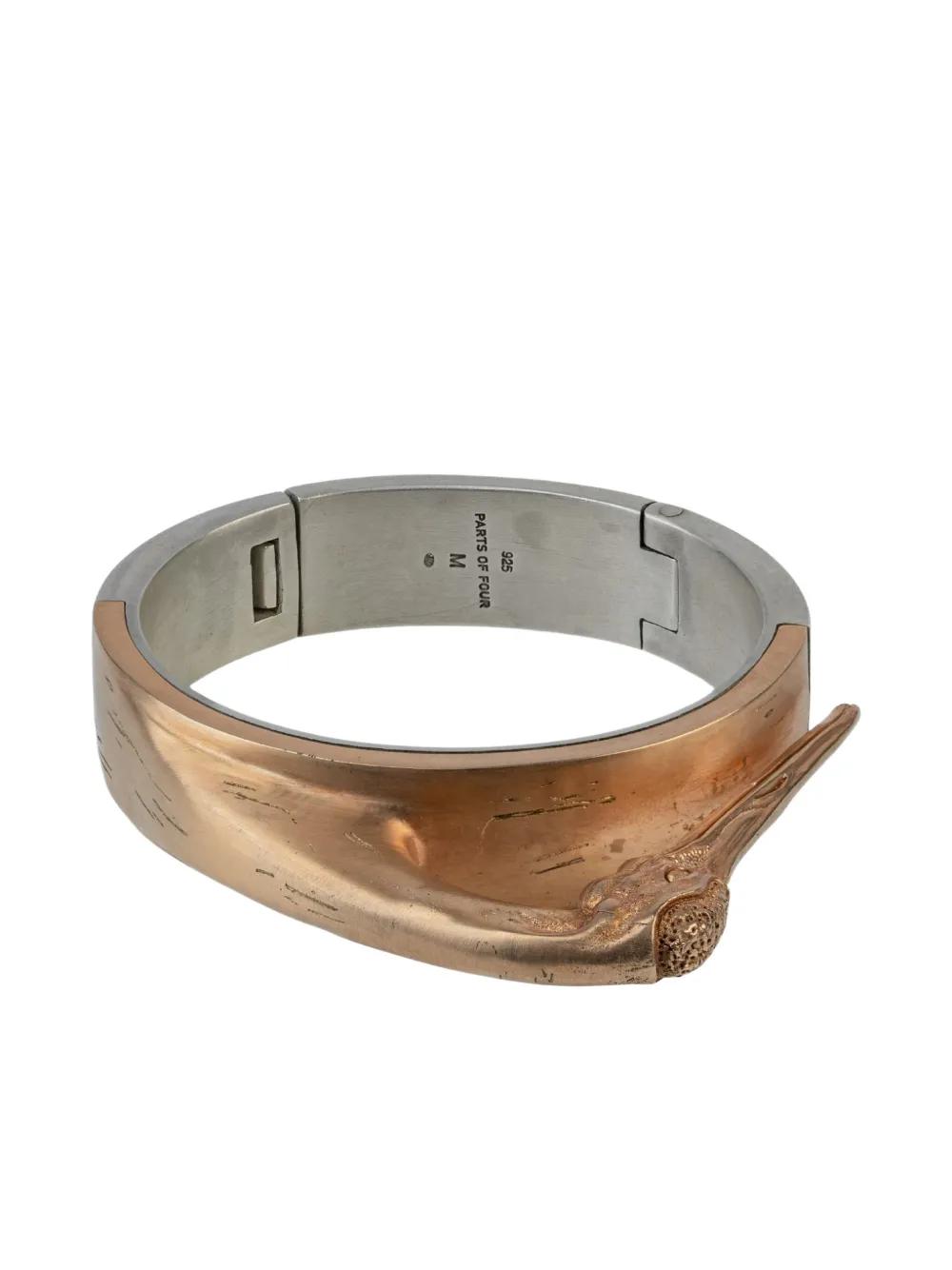 parts of four PORTAL BANGLE サイズM Parts Of Four Sistema Bangle Bracelet | Silver | FARFETCH JO