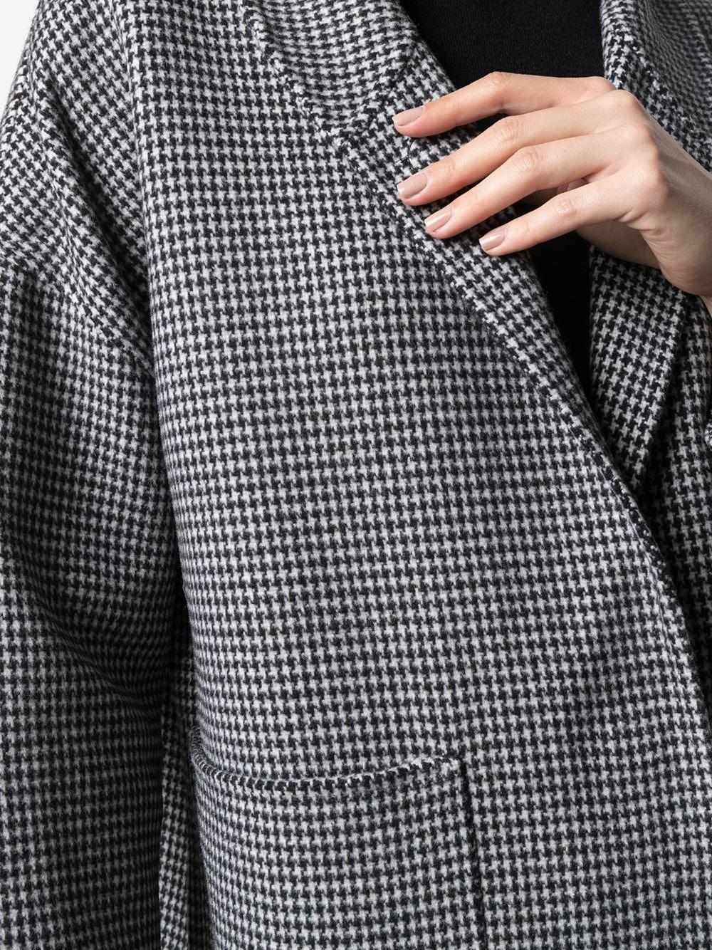 Manteau a motif pied de poule Ba sh en coloris Noir Lyst