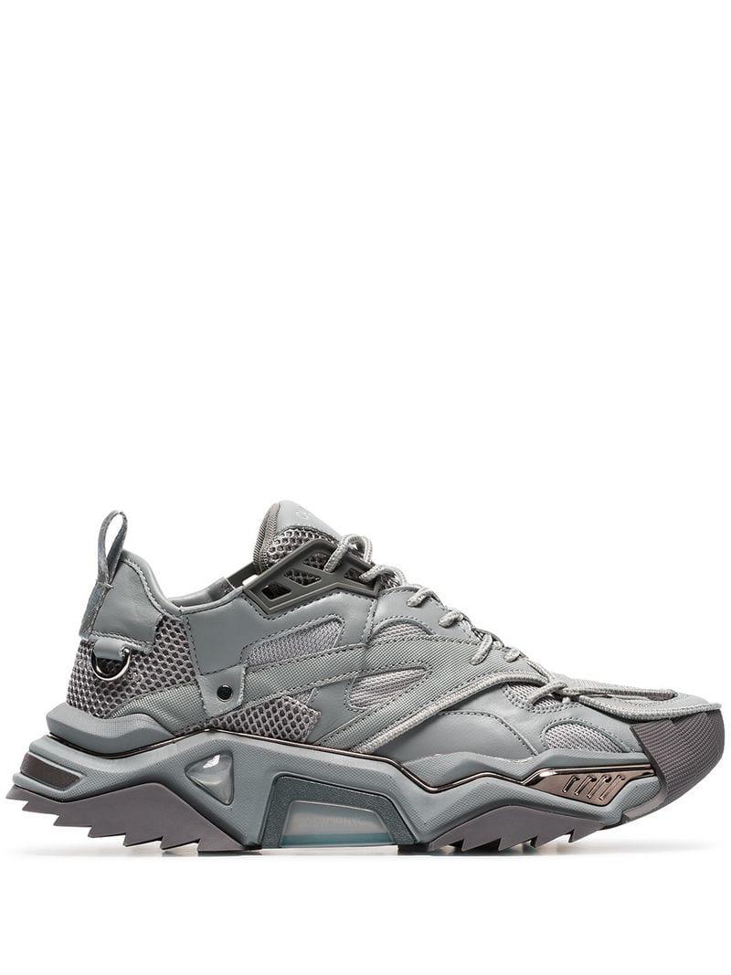 CALVIN KLEIN 205W39NYC Strike 205 Nappa Leather Sneaker in Grey (Grey) for  Men - Lyst