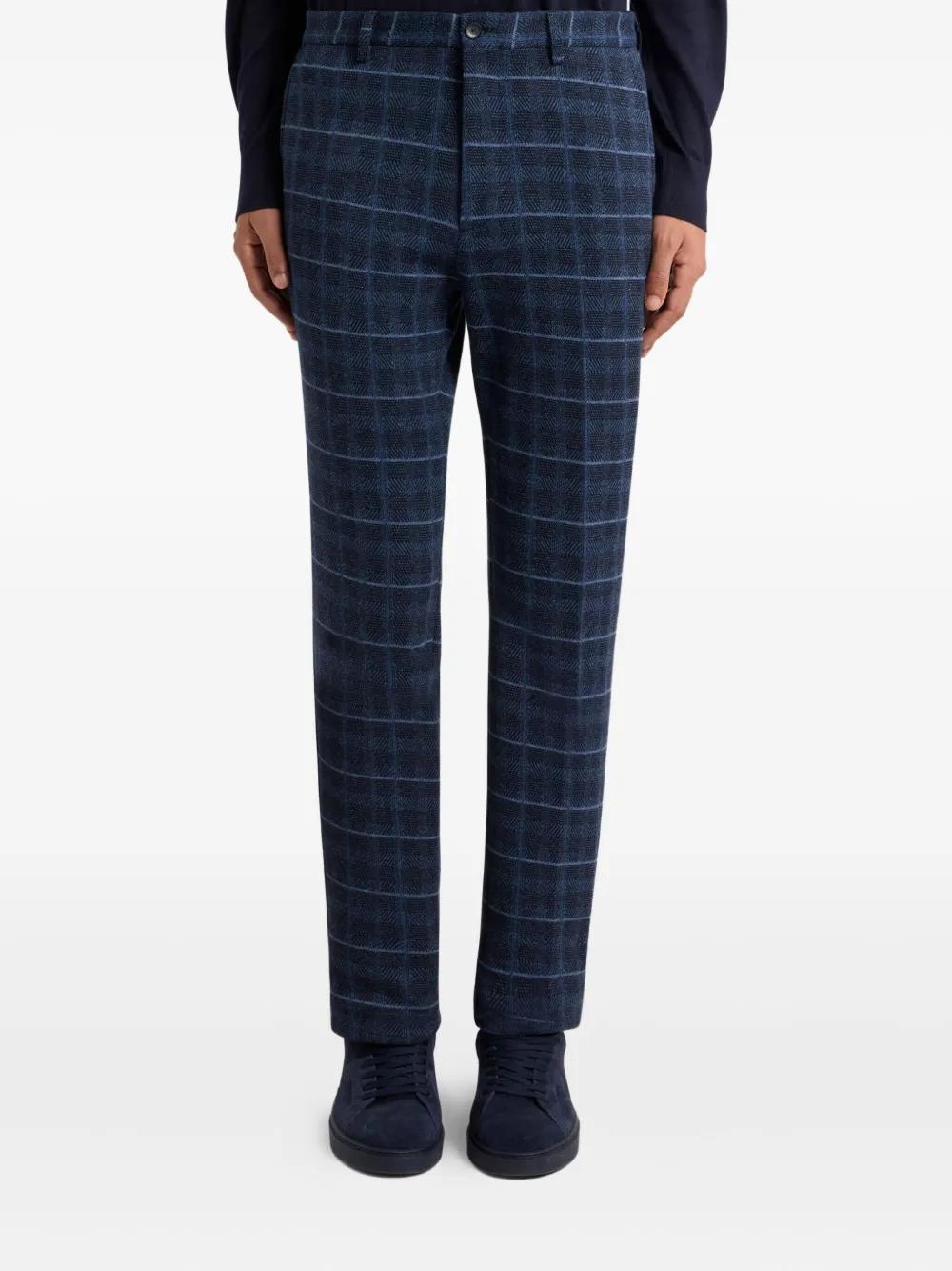 パンツ ETRO Embroidered Wool Blend Pant ETRO Paisley-print metallic fil coupé silk-blend wide-leg