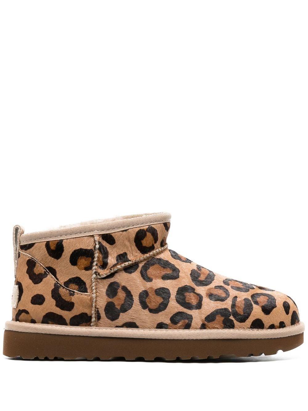 UGG All-over Leopard-print Boots in Brown | Lyst