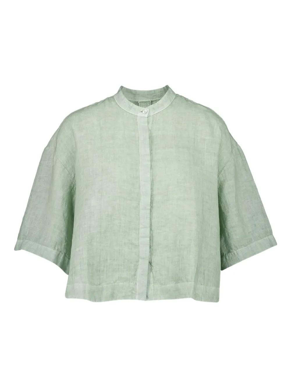 Tシャツ・カットソー 120%LINO SS25 BUTTON DOWN SHIRT (32ALIM1072 0000115S0025F) 120% Lino Clothing for Women | Online Sale up to 44% off | Lyst