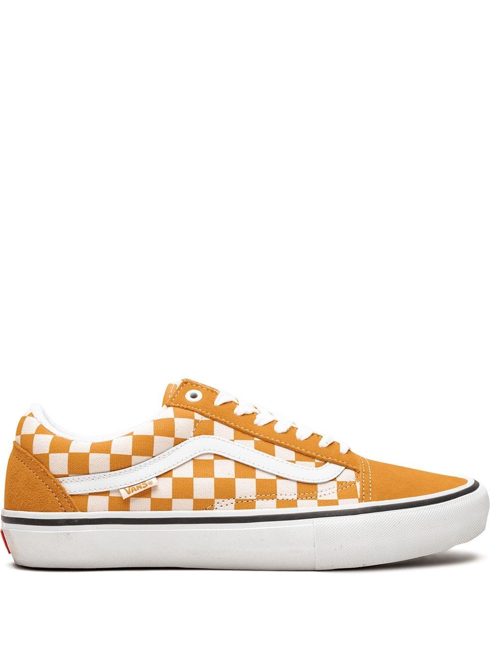 vans old skool pro orange