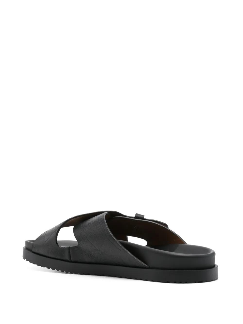 サンダル DOUCAL'S Men Sandals Black DU3180NECKPF773 NN00 Calfskin sandals in Black for Men | Dolce&Gabbana® US