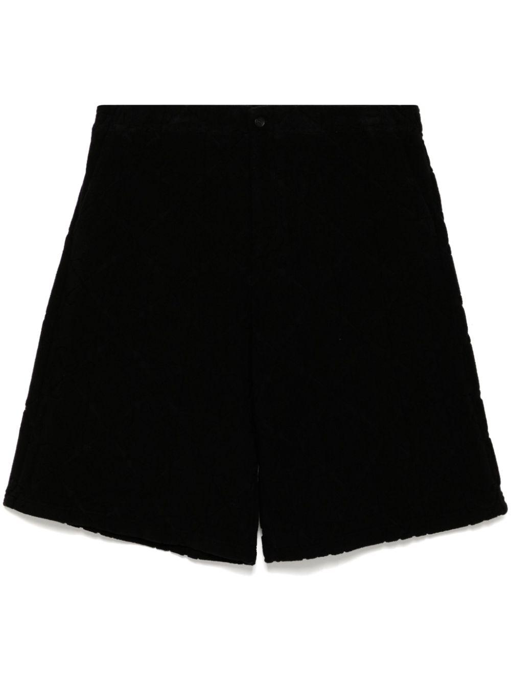 Off-White c/o Virgil Abloh メンズ ブラック ロゴ ショートパンツ  