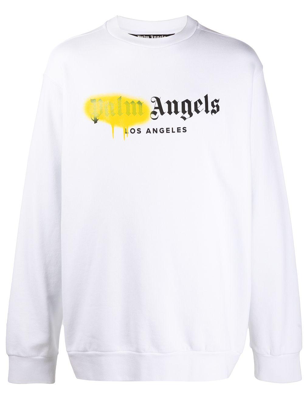 Sweat à imprimé taches de peinture Palm Angels pour homme en coloris Blanc  | Lyst