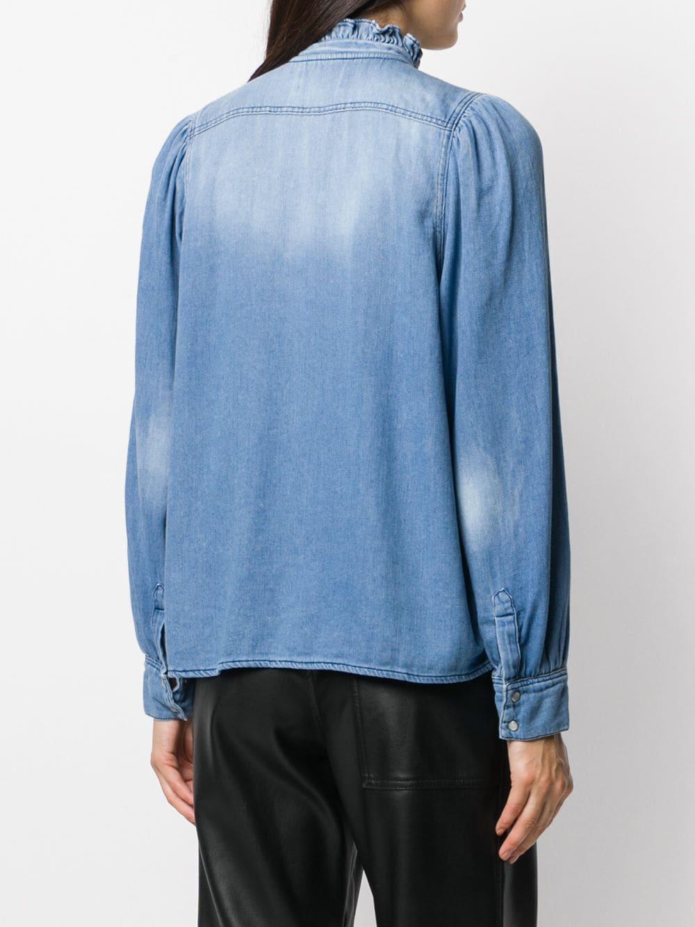 Ba Sh Axelle Denim Shirt In Blue Lyst