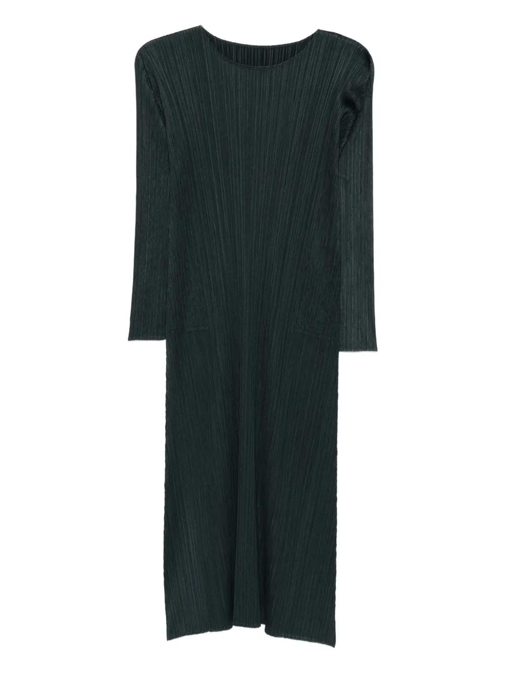 グリーン Pleats Please Issey Miyake ワンピース レディース | Lyst