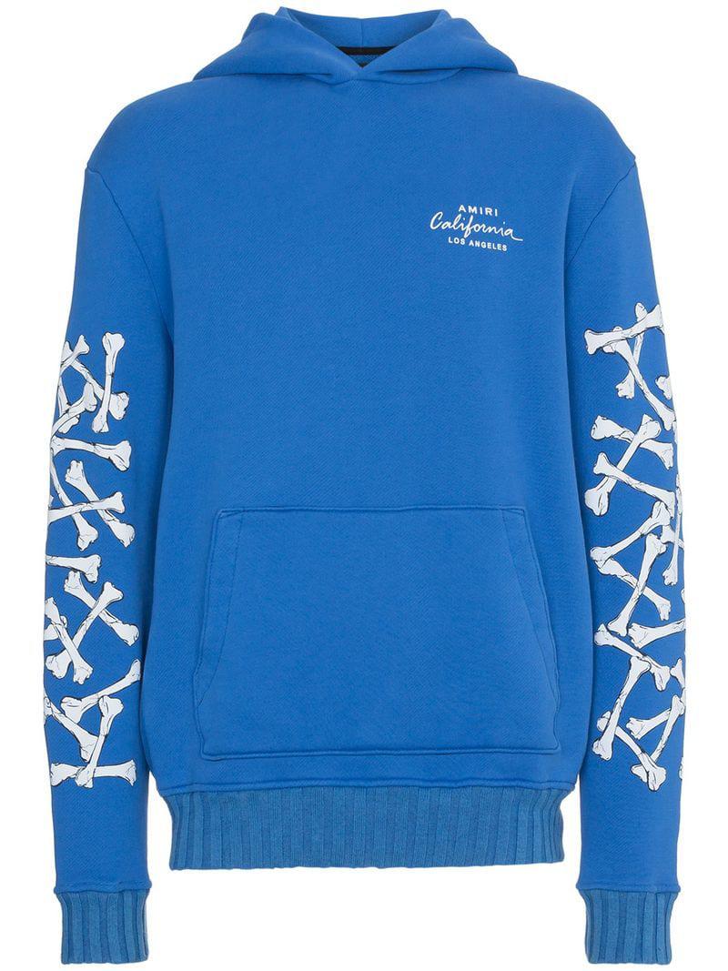 amiri skeleton hoodie
