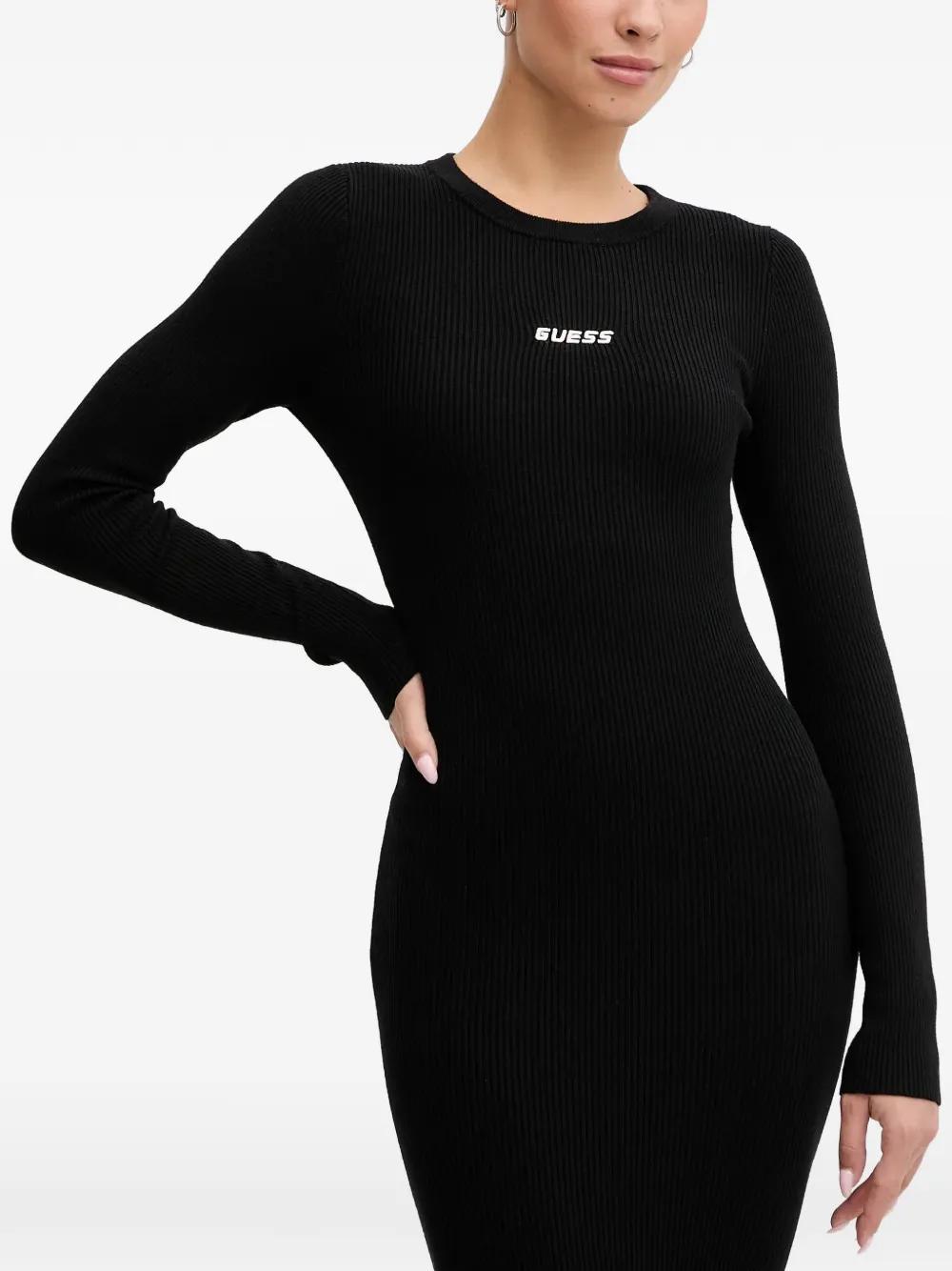 open lace back dress The Merino Wool Ribbed Polo Dress main image 0