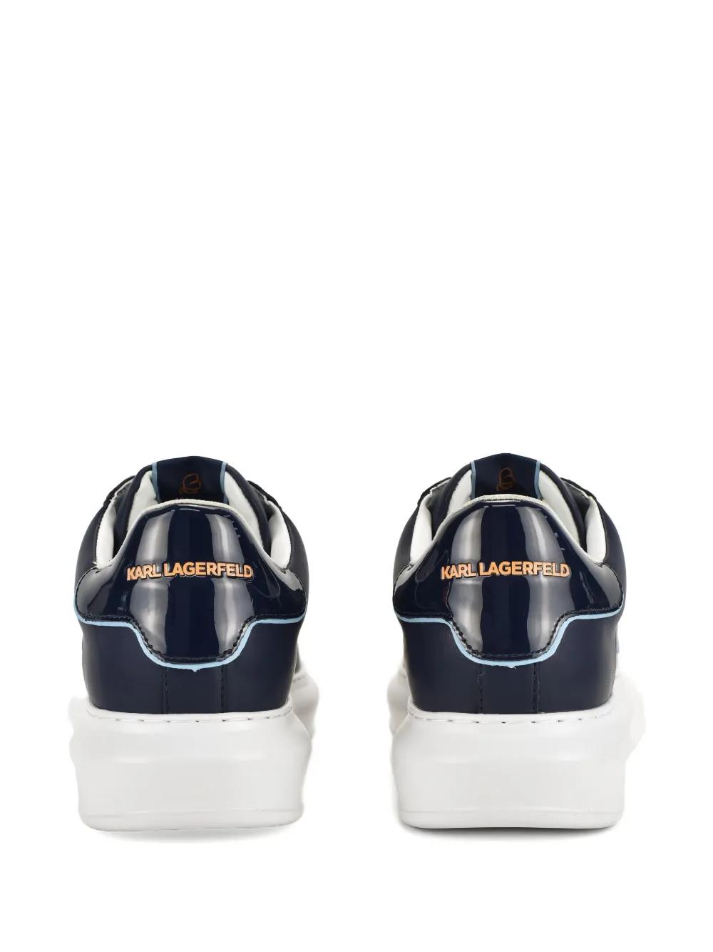 【KARL LAGERFELD】ローカットスニーカー KARL LAGERFELD PARIS Men's Embroidered Signature Logo