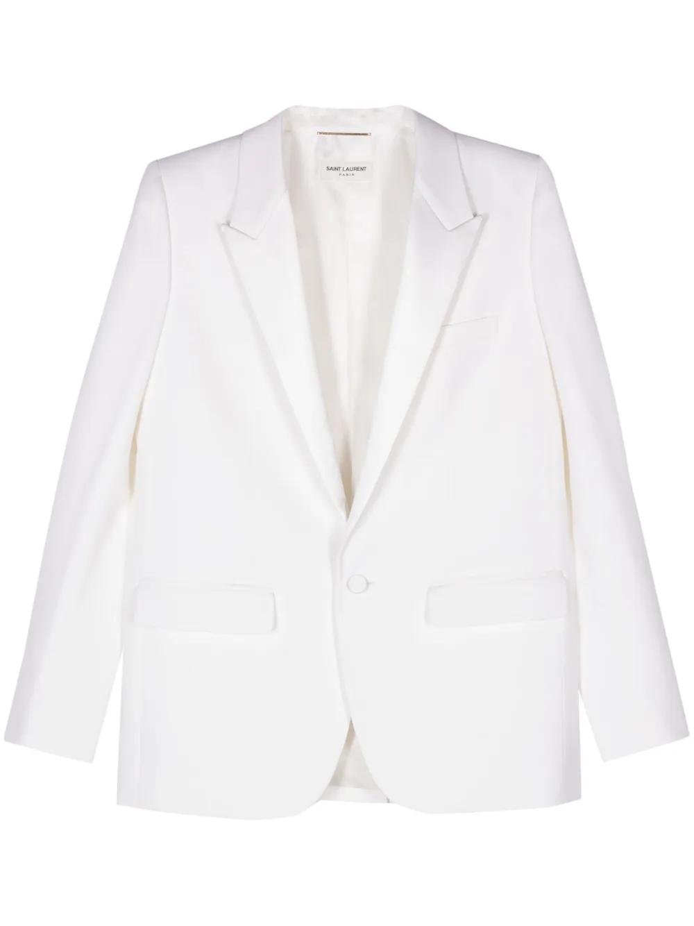 クリスマスセール⭐︎SAINT LAURENT ホワイト ジャケット クリスマスセール⭐︎SAINT LAURENT ホワイト ジャケット