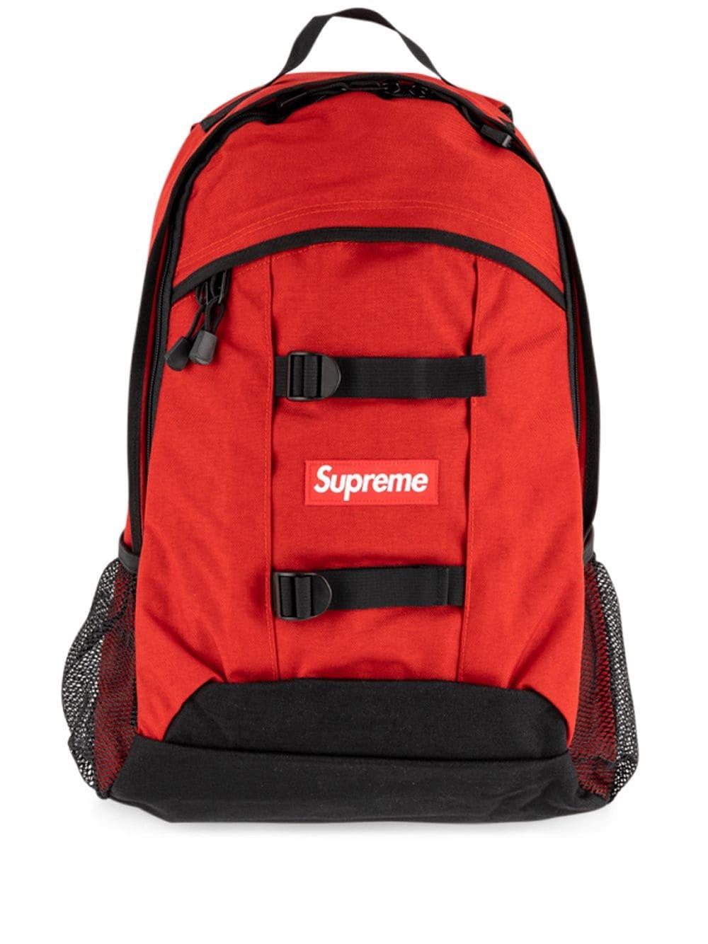 red supreme backpacks