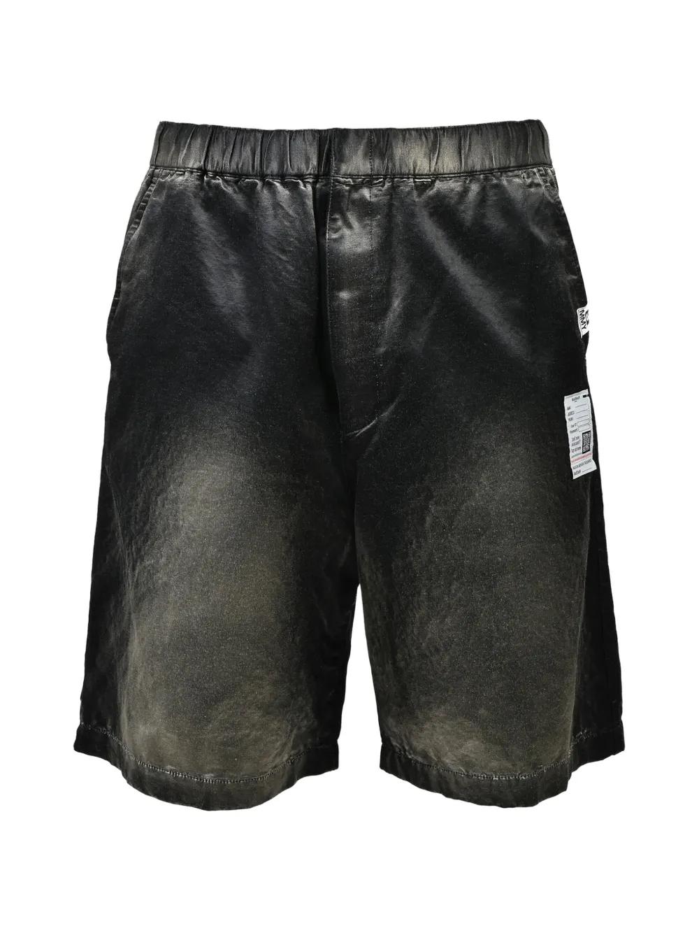Maison Mihara Yasuhiro Sun Faded Satin Shorts in Gray for Men | Lyst