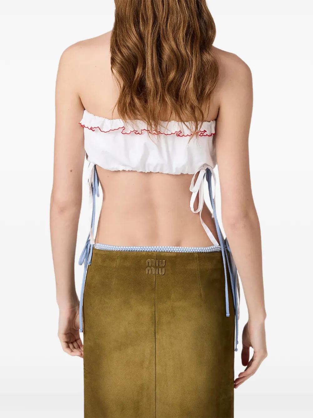 Miu Miu Sleeveless and tank tops for Women | Online Sale up to 33