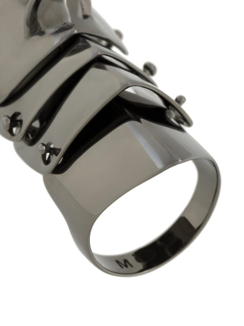 Vivienne Westwood Armour Knuckle Ring in Metallic for Men Lyst