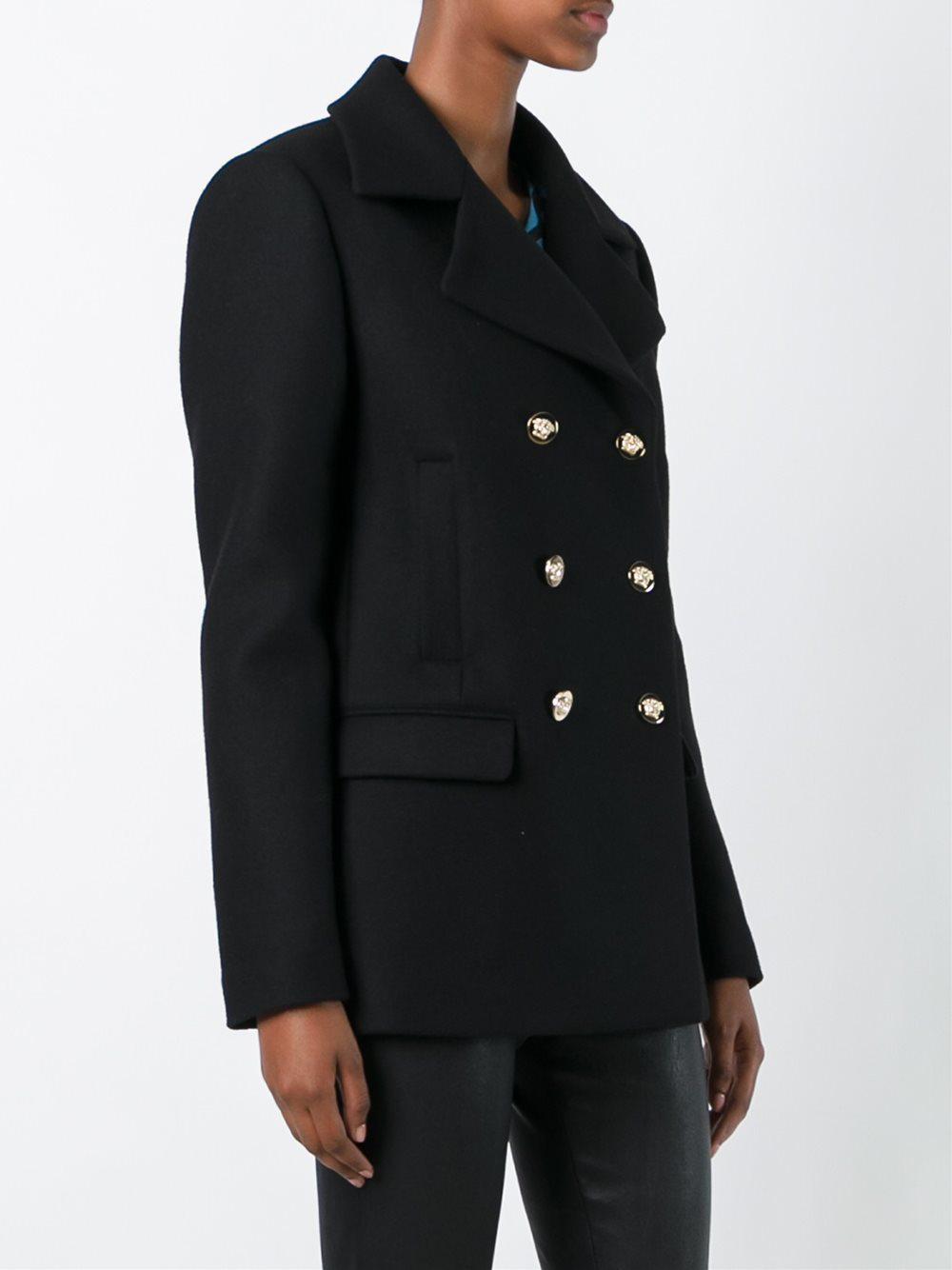 versace peacoat
