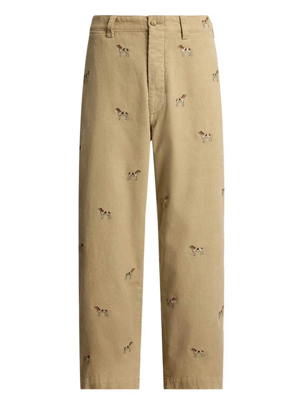 Polo Ralph Lauren The Big Corduroy Chino Trousers in Natural for