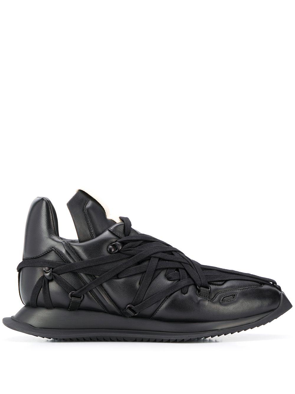 Rick Owens Maximal Runner Sneakers in Black for Men | Lyst