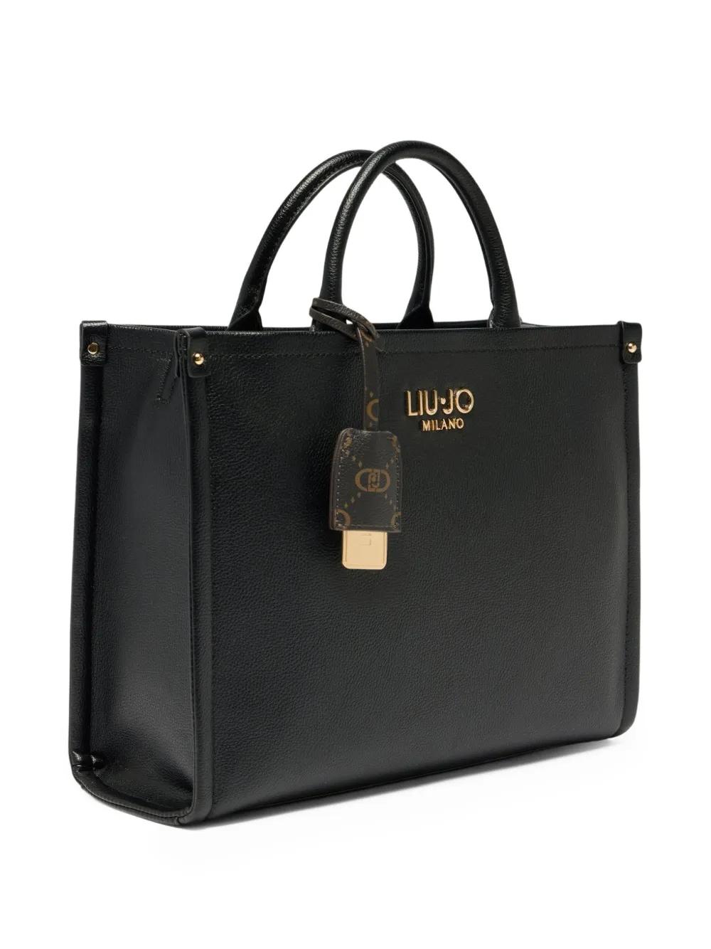 トートバッグ LIU JO MATELASSE' SHOPPING BAG WITH CHARMS Shopping bag with charm colour Black | Liu Jo