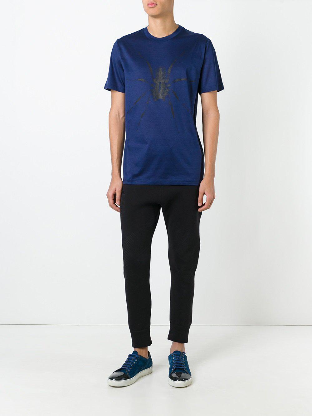 blue lanvin spider t shirt