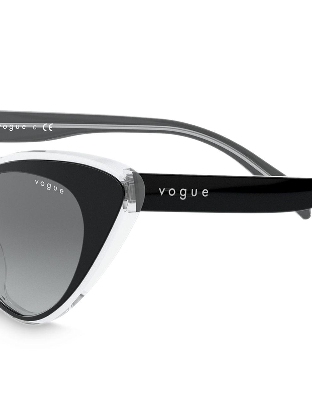 Vogue Eyewear Cat Eye Frame Sunglasses in Black Lyst